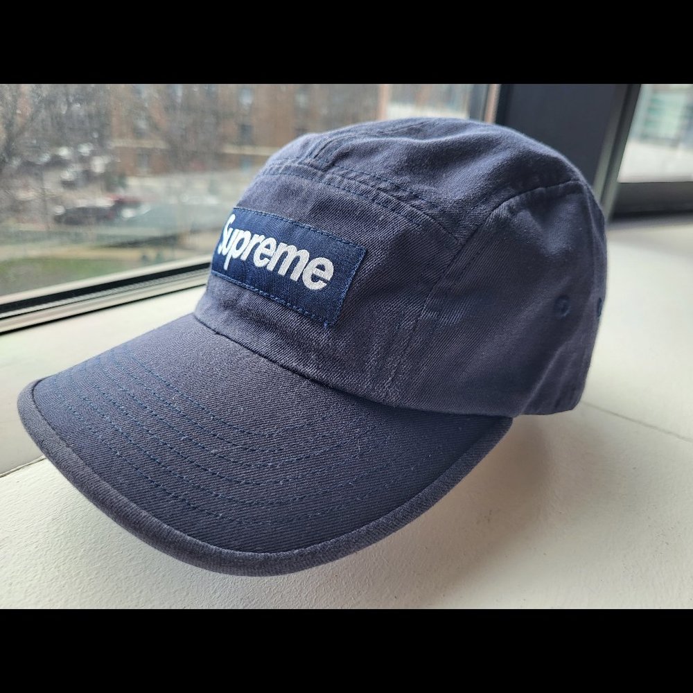 5 panel Supreme Washed Chino Twill Camp Cap